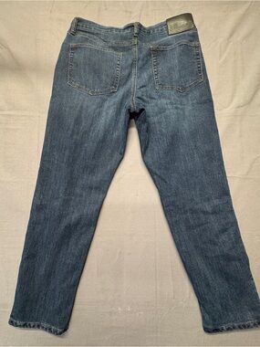 Eddie Bauer Men's 34x32 Flannel Lined Denim Blue Jeans G8